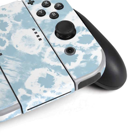 Blue Tie Dye Nintendo Switch OLED (2021) Skin